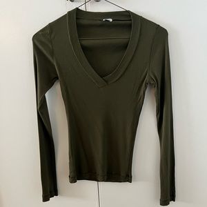Splendid Forest Green Long Sleeve Shirt